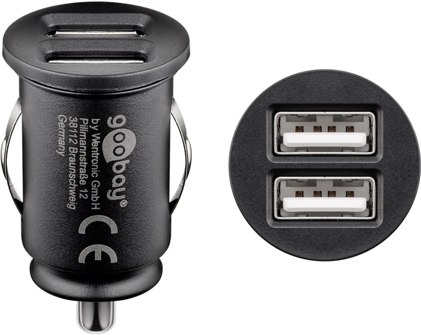 Goobay Dual USB-KFZ-Ladegerät 4,8A 71897)