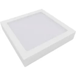 LED Decken Panel Downlight 18W 3000K/4000K/6400K Variable Lichtfarbe 1600lm Einbau Lampe Aufputz BOLERO GTV LD-BLRKW18W-61