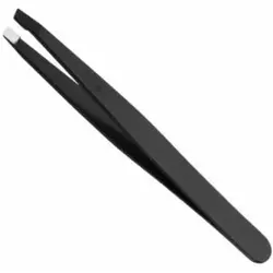 Eurostil Black Stainless Steel Tweezers 9cm