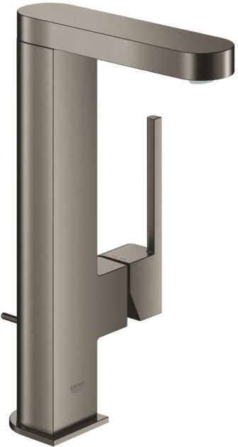 Grohe Plus Waschtisch-Einhebelmischer 23851AL3 L-Size, schwenkbarer Auslauf 90Grad, hard graphite gebürstet