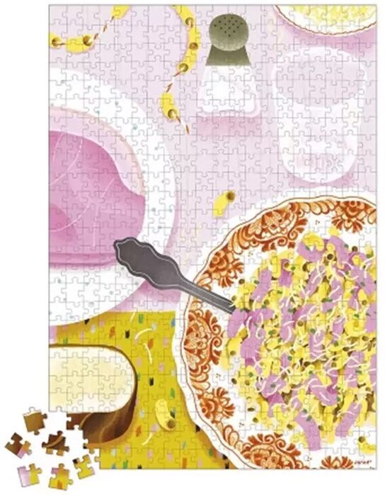 Puzzle 500 pcs Coquillettes et Jambon - Janod