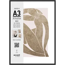 Nielsen, Bilderrahmen, Bilderrahmen 5424126 Super 8 Schwarz 29,7x42 cm
