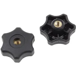 RS PRO, Möbelausstattung, Sternknopf 17 Durchgangsbohrung M8 50mm (10 Stk.)