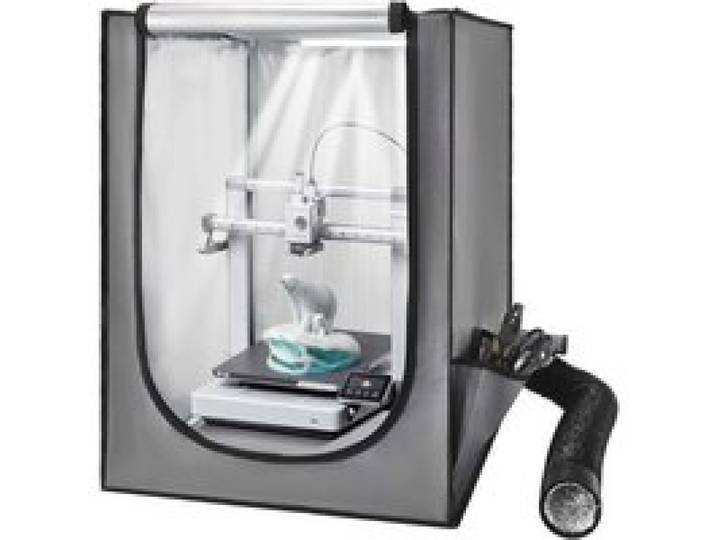 VEVOR 3D-Druckergehäuse Druckerzelt (55 x 65 x 75 cm), staubdichte & wasserfeste Schutzhülle mit konstanter Temperatur & LED-Beleuchtung, kompatibel mit Photon Mono/Mars 3, FDM/LCD-Drucker