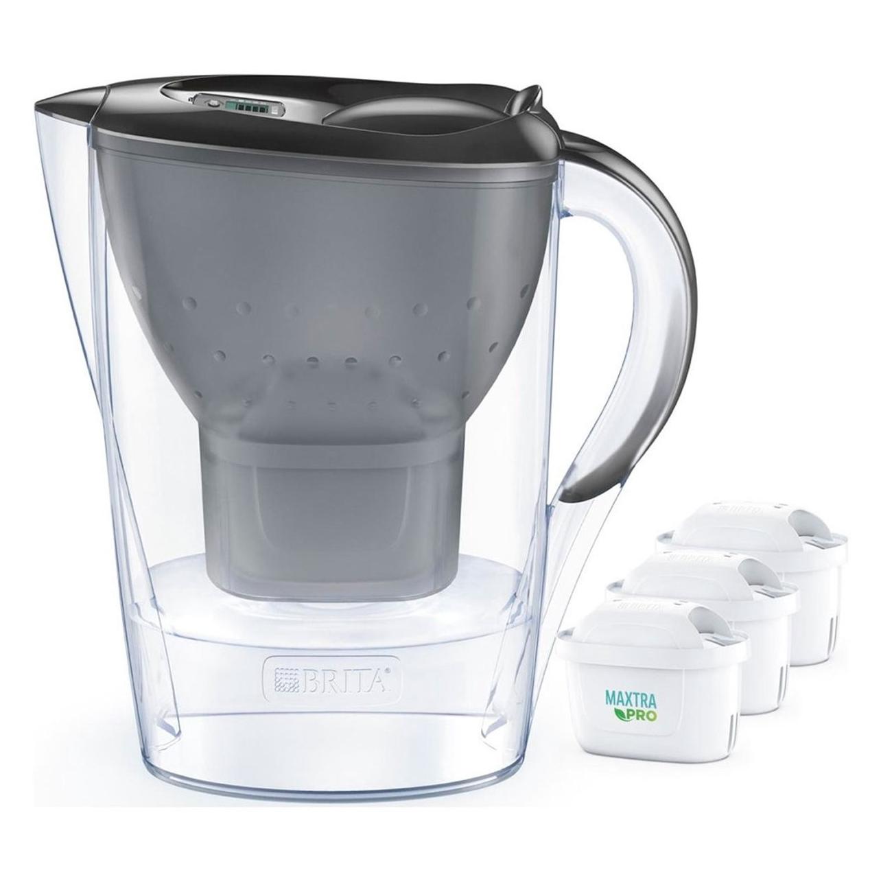 Brita Marella Grafit + 3 MAXTRA PRO Pure Performance (2.40 l) (1052796)