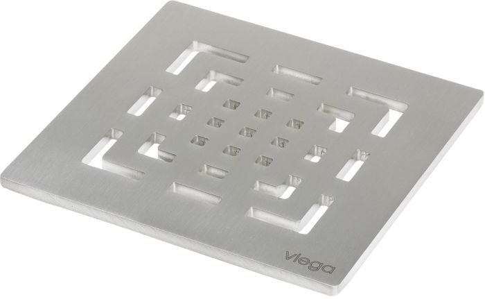 Viega Advantix Rost 492335 Visign RS2, 143 x 143 mm, Edelstahl massiv
