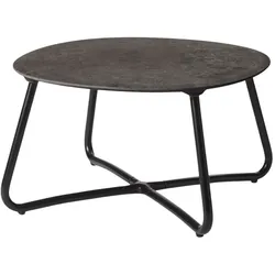 Mater Lily Beistelltisch, höhe 25 cm, coffee waste black