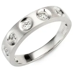 PLATINITY Ring 5 Brillanten zus. ca. 0,30ct Platin 999