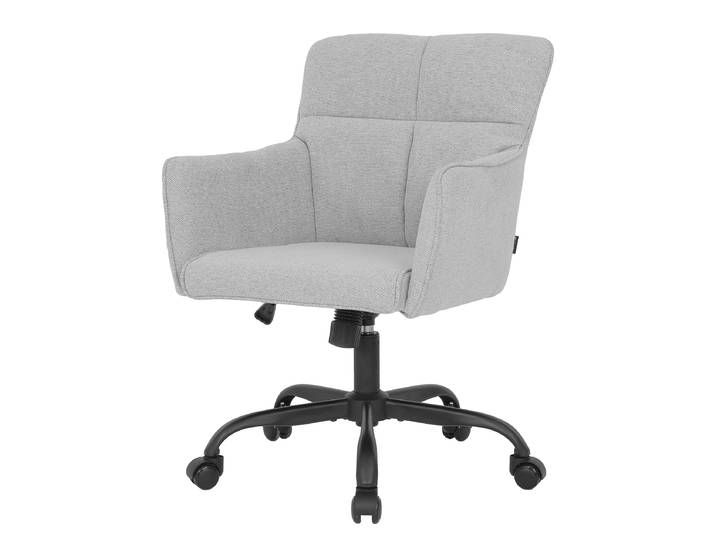 Chaise de bureau pivotante Gains 64 x 83 x 67cm Gris/Gris lumineux