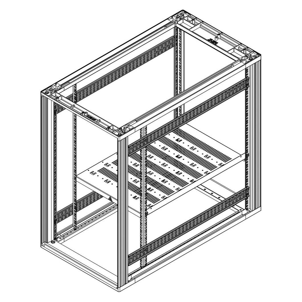 Schroff Novastar Tiefenstreben 900T AL ZN 2Stk. (27230170)
