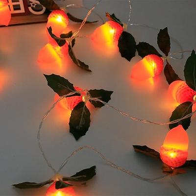 2M-10LEDs Tannenzapfen Laternen-Lichterkette Festival Innen- und Außendekoration Lichterkette erhellt dein Leben