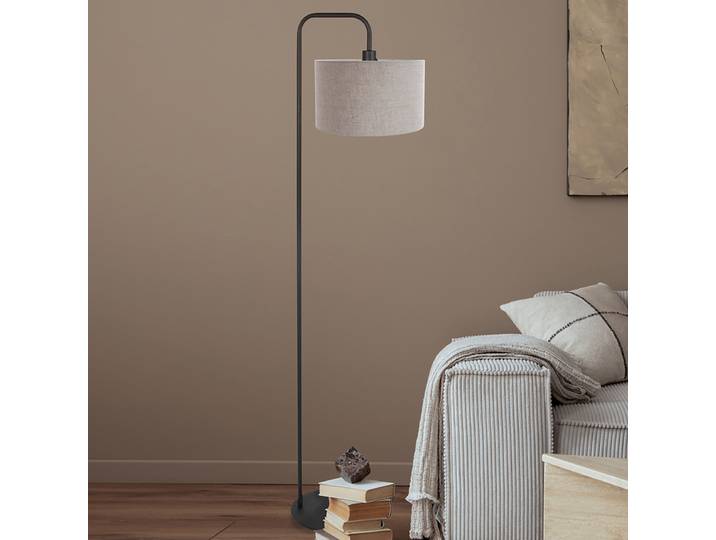 Lampadaire Turiaça type A Ø 30cm Gris/Gris Lin E27