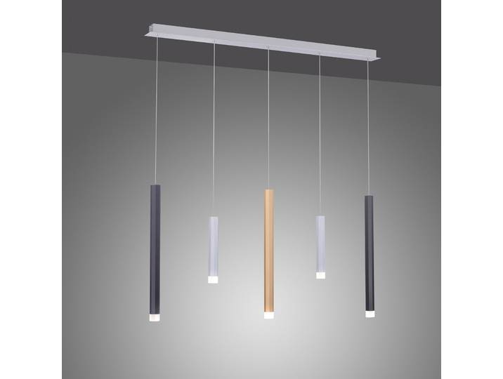 Gemin LED-Pendelleuchte, bunt, 5-flammig - PURE - Wohnzimmer - Modern - Metall - Mehrflammig
