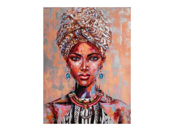 Leinwandbild Arte, Alldecor, braun/orange/türkis