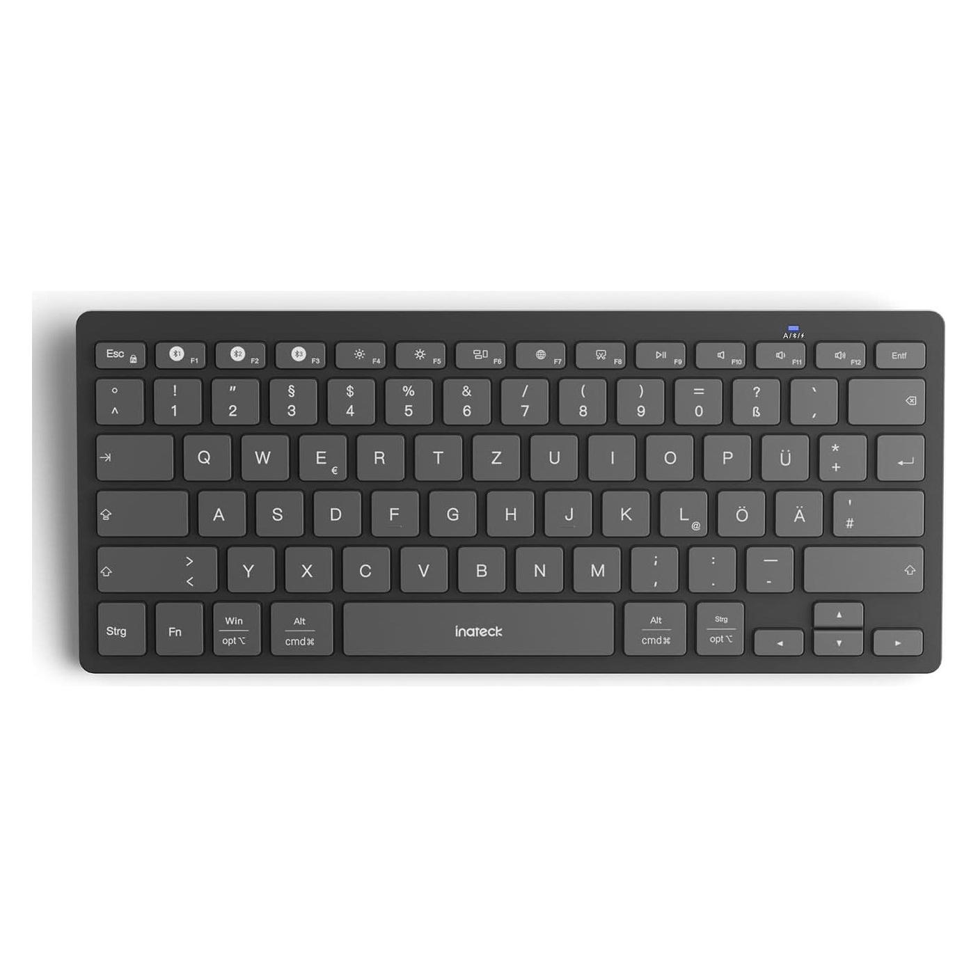 Inateck KB01003 (DE, Kabellos) (KB01003_GRAY)