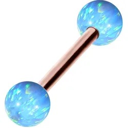Chirurgenstahl Barbell SYNTHETISCHE OPALE