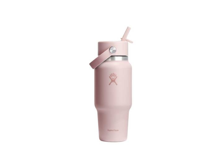 Bouteille de voyage Hydro Flask Wide Mouth Flex Straw Cap Trillium, 710 ml