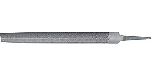 Werkplaatsvijl DIN7261E halfrond spits 200mm met kap