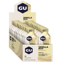 Gu Unisex Energy Gel Vanilla Bean Karton (24 x 32g)