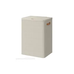 Wäschebox   ¦ beige ¦ Polyester,Fiberglas ¦ Maße (cm): B: 56 H: 75