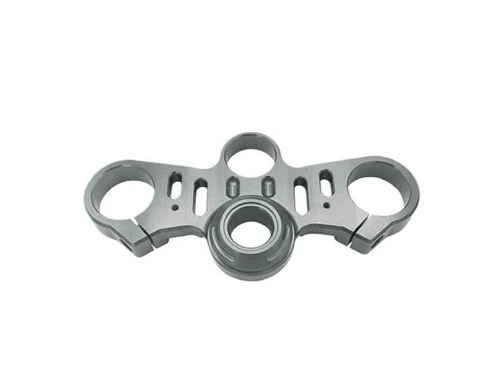Obere Gabelbrücke， Für QJMOTO QJ SRK 800RR Motorrad Zubehör CNC Clamp Triple TRee Lenker Klemme Gabel Brücke Gabelführung Gabelbrücke，(LJ-grey)