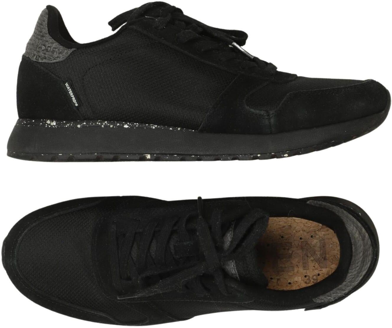 Woden Damen Sneaker, Schwarz, Gr. EU 40, kein / Etikett - Second Hand