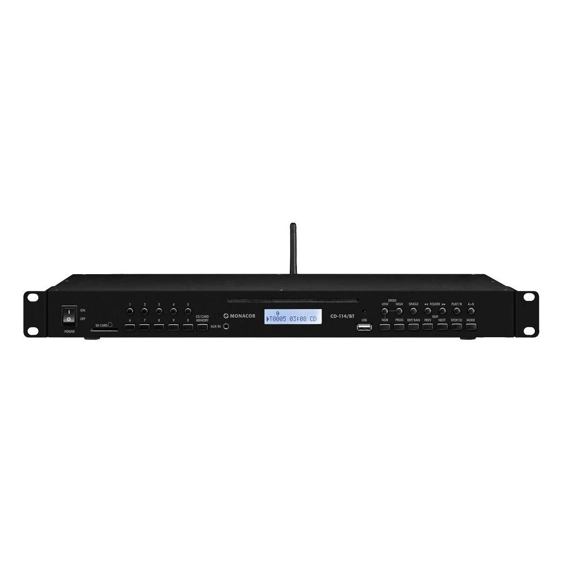 Monacor CD Spieler CD-114 BT (1000951)