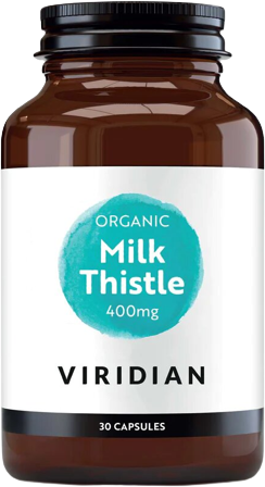 Viridian Organic Milk Thistle 400 mg 30 Capsules