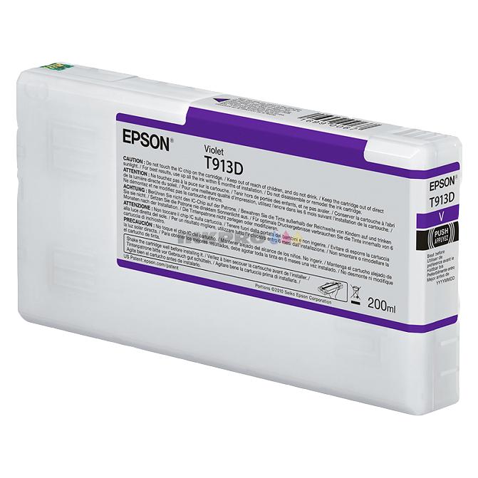 Epson T913D Violet Ink Cartridge (200ml) (V) (C13T913D00)