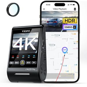 VIOFO Dashcam A229 Pro 1CH, Auto, 4K Weitwinkel-Kamera 140°, WLAN & GPS