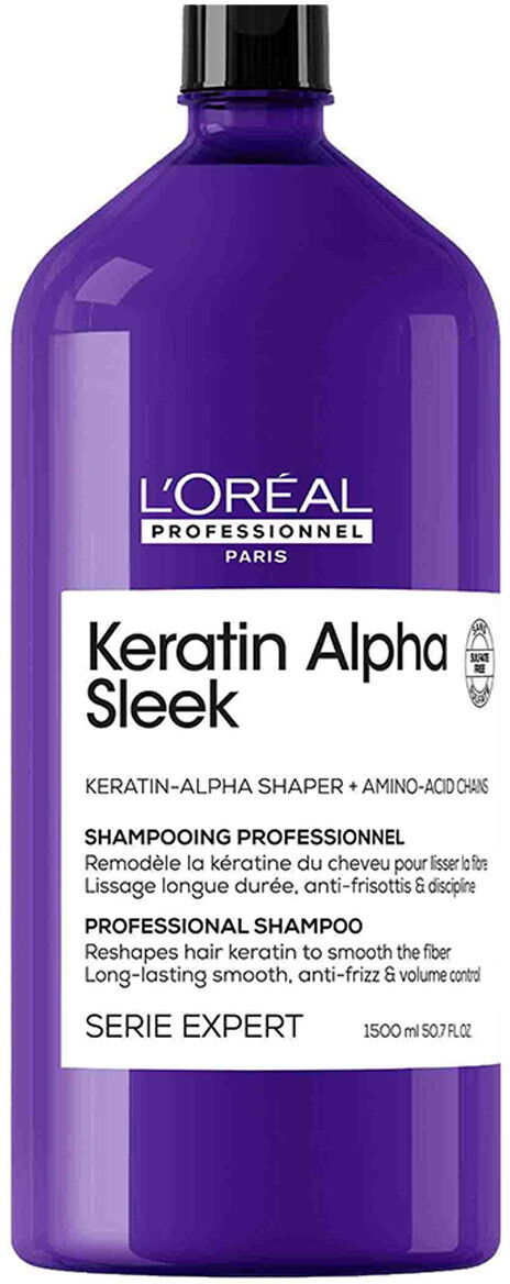 1500ml L'Oréal Professionnel Paris Serie Expert Keratin Alpha Sleek Professional Shampoo