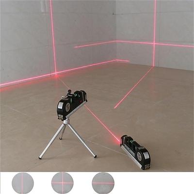 Präzisions-Mehrzweck-Laserebene horizontales vertikales Laserstrahl-Maßband, 1pc magnetische Laserebene, 1pc nichtmagnetische Laserebene für Bauwesen, Innenarchitektur