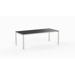 sitMOBILIA Gartentisch Ventura 210 x 95 cm Edelstahl Kreta
