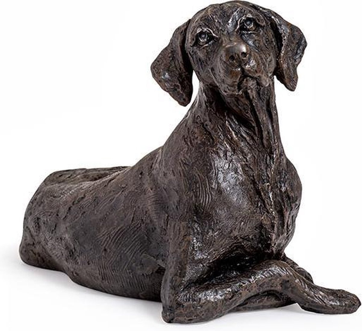 Asbeeld urn voor honden met Pointer motief