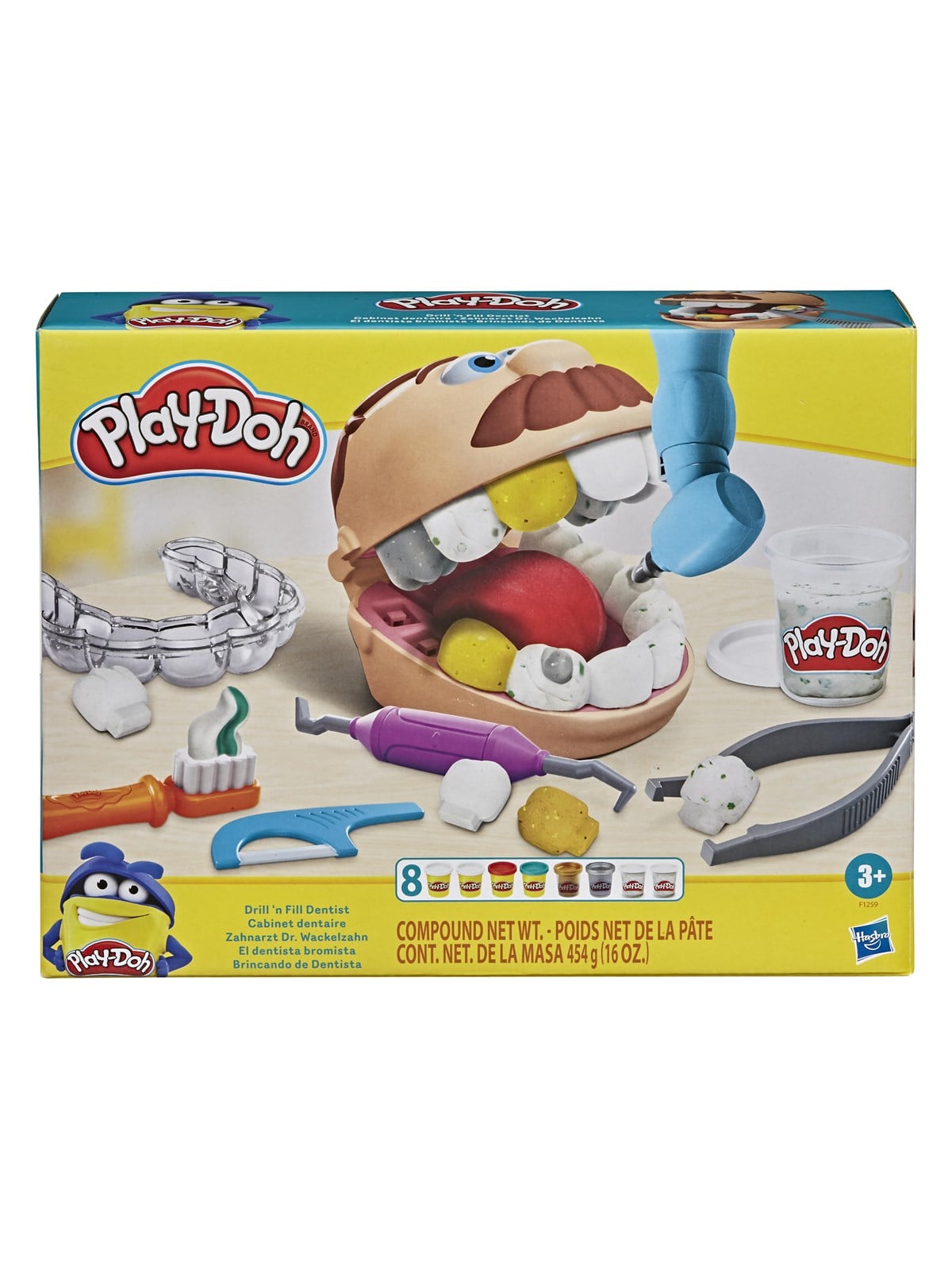 Play-Doh Bohren und Füllen Zahnarzt-Spielset