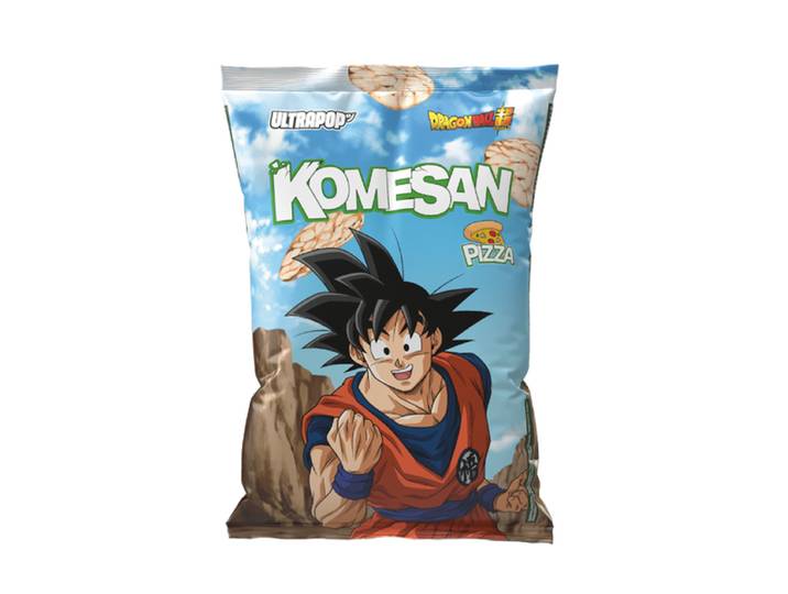 ULTRAPOP Craquelins de riz complet, Saveur pizza, 60 g
