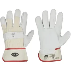 Stronghand, Schutzhandschuhe, Handsch.StierkopfClassic, Rindvollleder,Gr.8 (8)