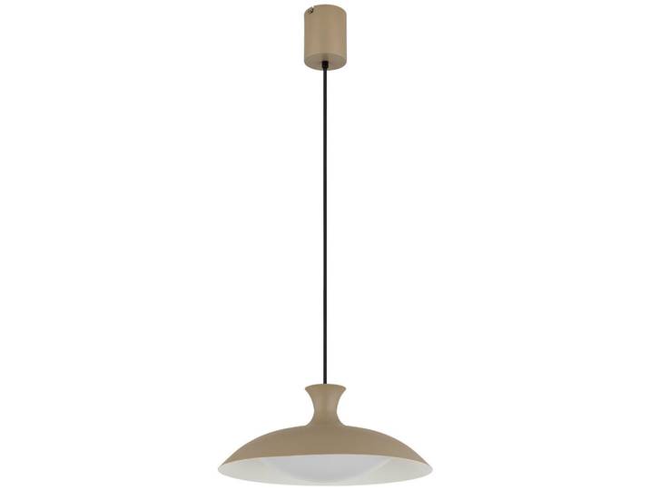 Collett's Monde Led-Hängeleuchte, Opal, Weiss, Sandfarben, Metall, Kunststoff, F, 150 cm, Farbtemperaturwechsler, Lampen & Leuchten, Innenbeleuchtung, Hängelampen, Pendelleuchte