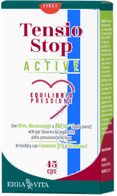 Erba Vita Tensio Stop Active Integratore Pressione Arteriosa 45 Capsule