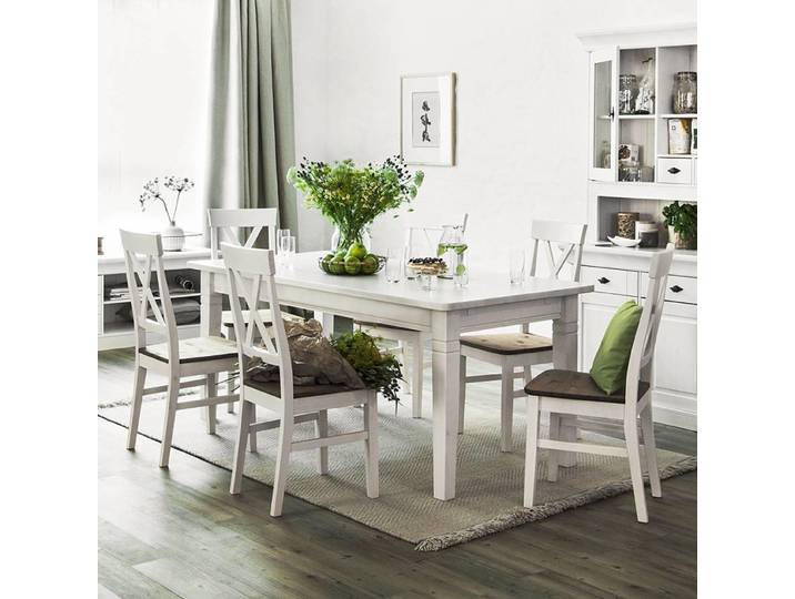 Table II 160 x 90cm Avec 2 plateaux à emboîter Blanc/Epicéa blanc