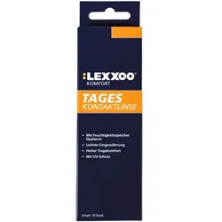 Lexxoo Kontaktlinse Tageslinse »Komfort« -2,25 dpt 10 Stück schwarz
