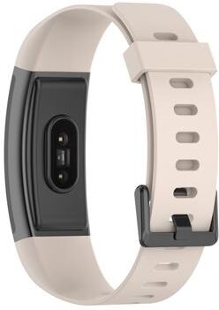 Everyday Crate Realme Band RMA199 Silicone Watch Band Soft Adjustable Replacement Watch Strap white