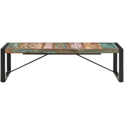 vidaXL, Couchtisch + Beistelltisch, Betenica (Recyceltes Massivholz) (70 x 140 x 40 cm)