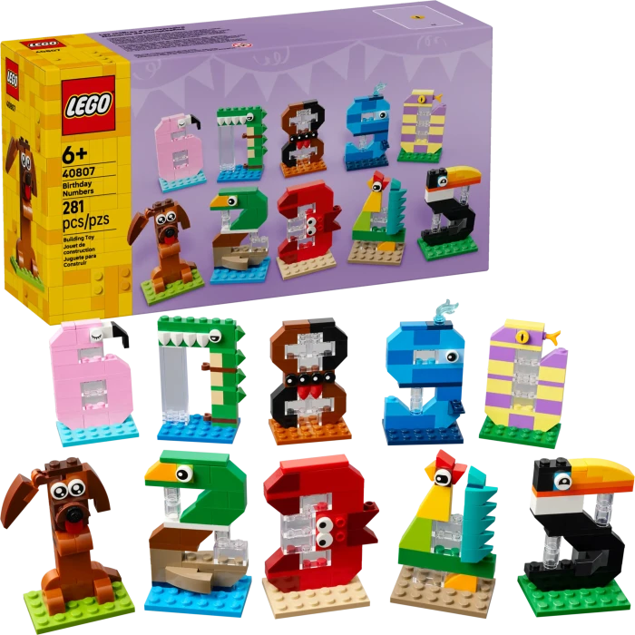 LEGO Iconic 40807 Geburtstagszahlen