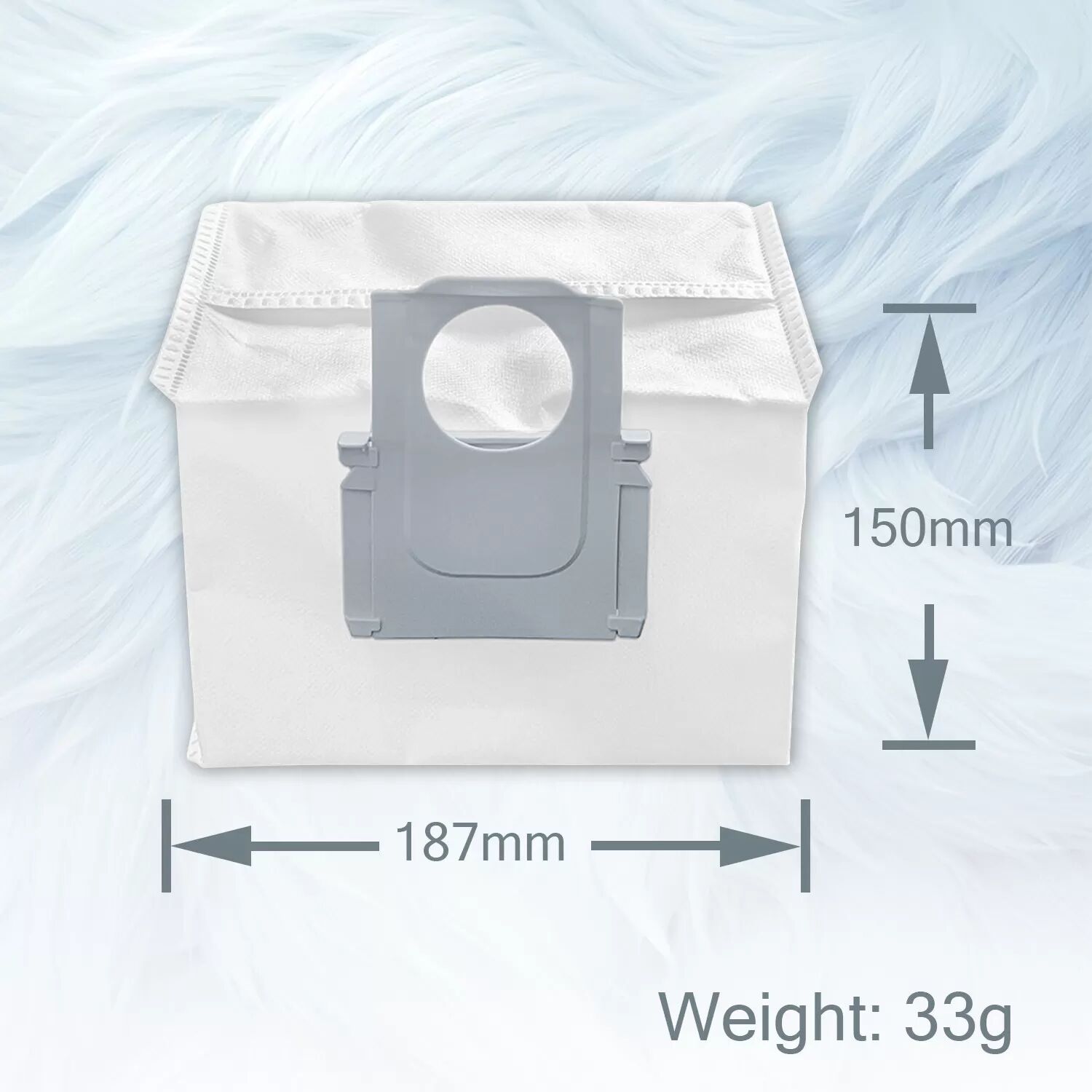 INF Staubsaugerbeutel für Roborock S8+/Q5+/G10S/Pro/T8/Q7+ 4er-Pack