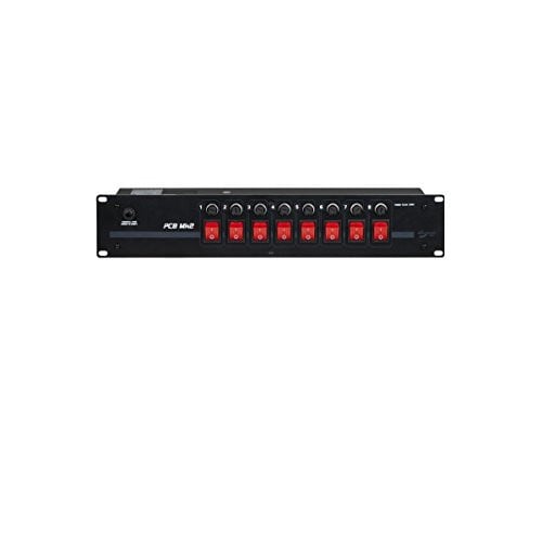JB Systems PC8MKII Dispatch 8-poorts tweepolige schakelaar, 19 inch, 2U, zwart