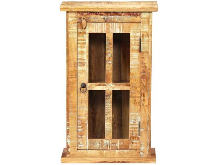 HGPOTUY Wandschrank Altholz Massiv 44x21x72 cm Ein Fach, Küche und Bad, Vintage Stil, Einzigartige Maserung, Bereits Montiert