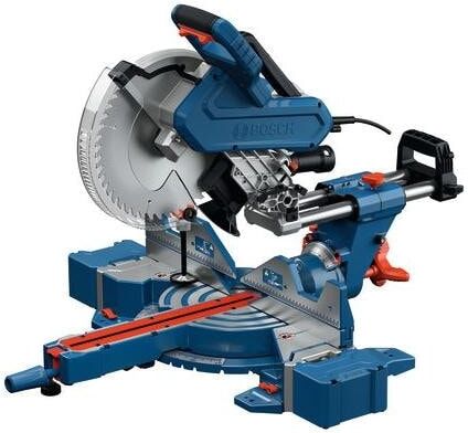 Kapp- und Gehrungssäge BOSCH PROFESSIONAL "GCM 340-305 D", blau, Sägemaschinen, Kapp- und Gehrungssäge blau Einheitsgröße