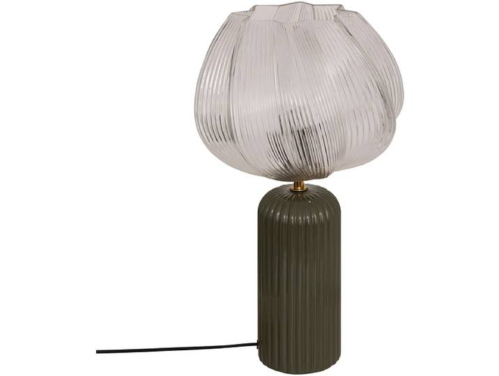 ATMOSPHERA Tischlampe PHYLAS 45.5cm 40W grün
