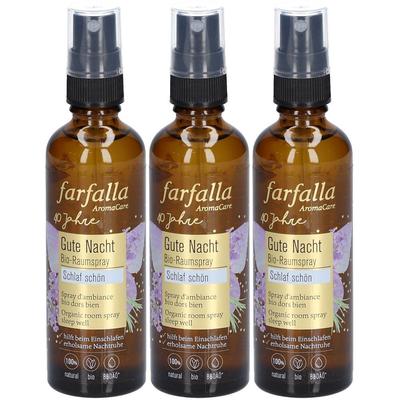 Farfalla Bio-Raumspray Lavendel schlaf schön 75 ml x3 3x75 Ätherisches Öl